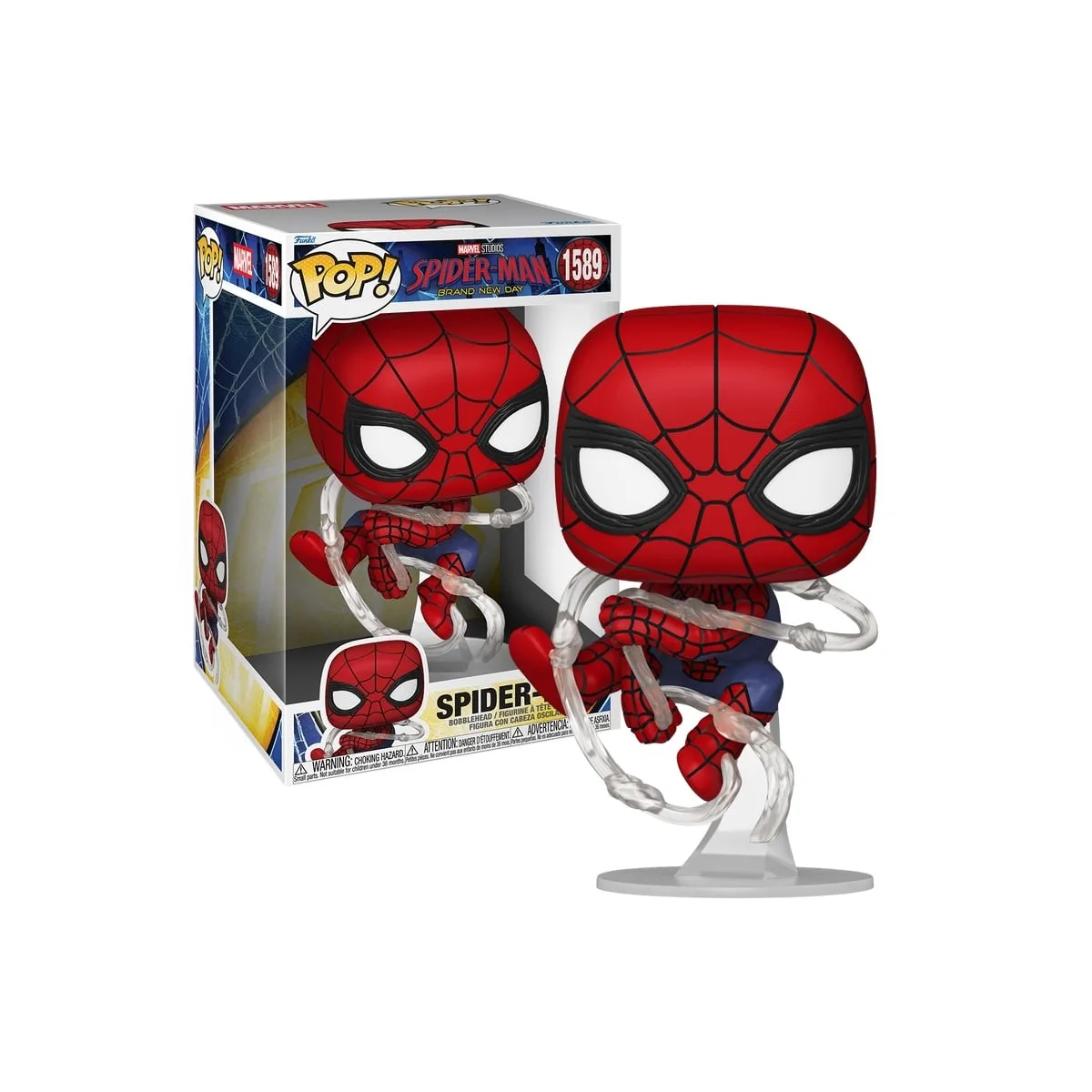 Funko Pop Spider-Man Brand New Day Marvel Super N° 1589 Funko Pop Spider-Man Brand New Day Marvel Super N° 1589
