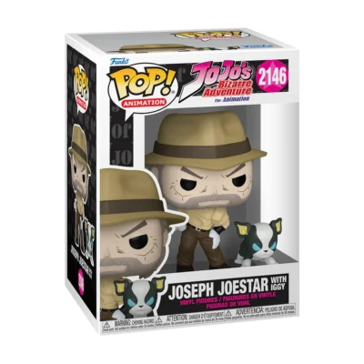 Funko Pop Joseph Joestar & Iggy Jojo Part 3 Jojo's Bizarre Adv. N° 2146