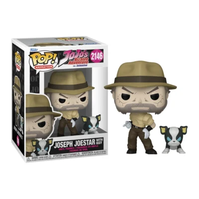Funko Pop Joseph Joestar & Iggy Jojo Part 3 Jojo's Bizarre Adv. N° 2146