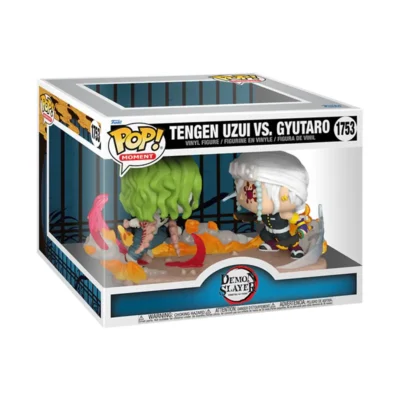 Funko Pop Moment Demon Slayer numero 1753, Tengen Uzui contro Gyutaro, diorama in vinile