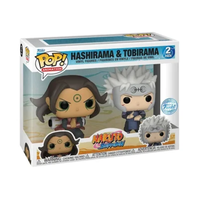 Funko Pop 2-Pack Hashirama e Tobirama Senju di Naruto Shippuden, figure in vinile