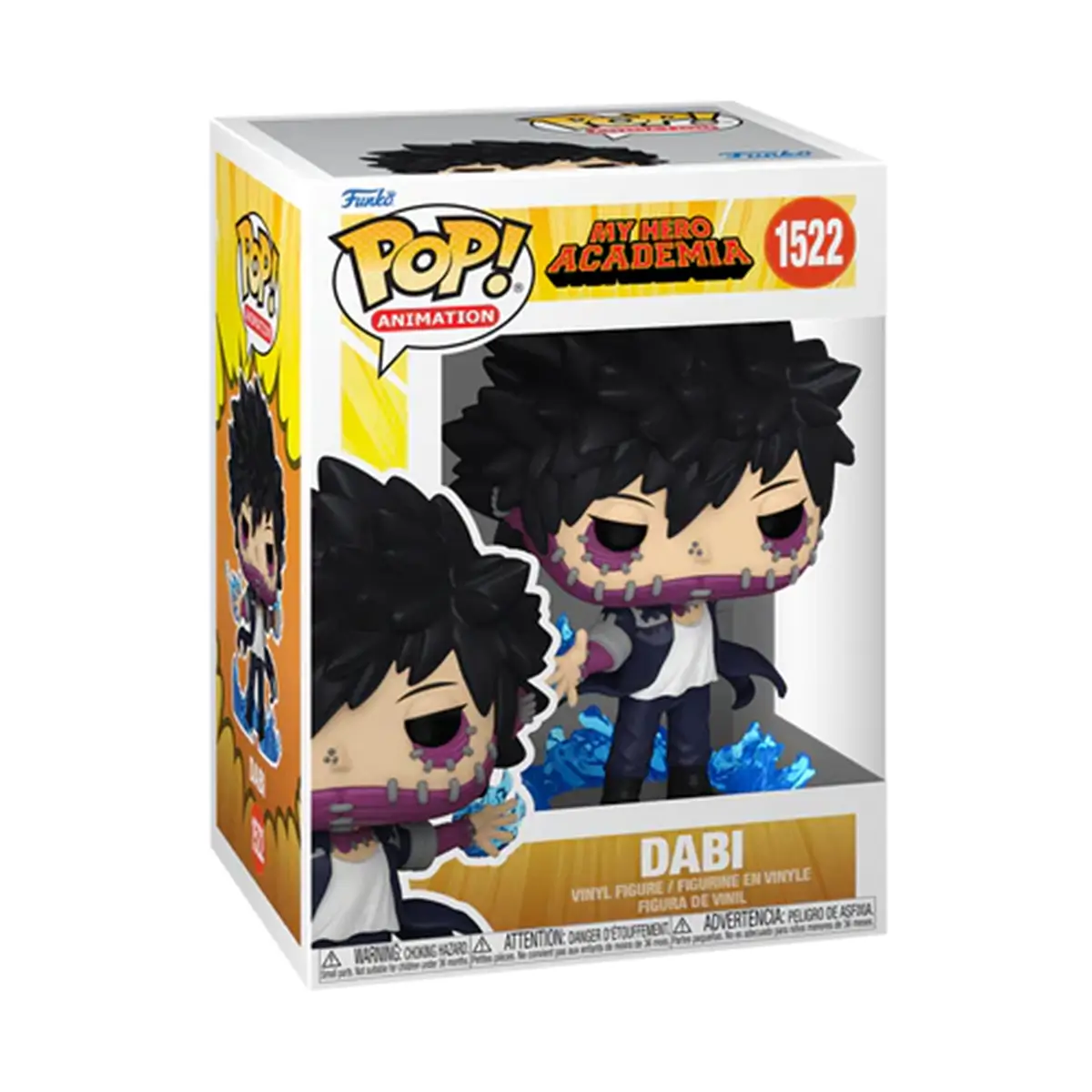 Funko Pop Dabi Flames My Hero Academia N° 1522 funko pop dabi flames my hero academia 1522.2