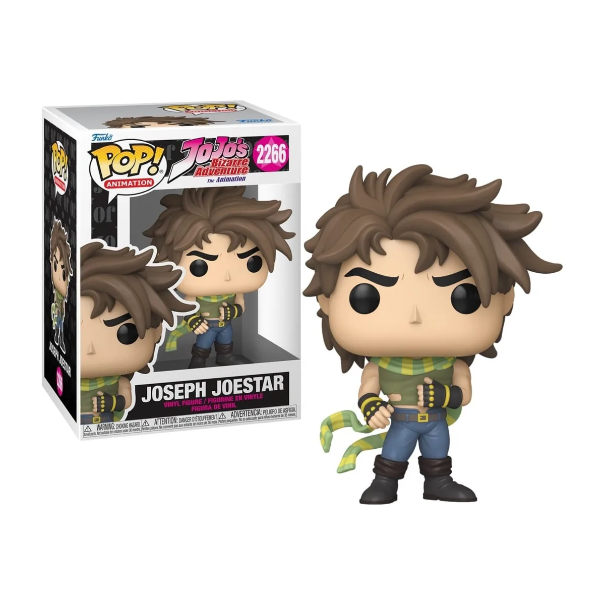 Funko Pop Joseph Joestar Jojo's Bizarre N° 2266 Funko Pop Joseph Joestar JOJO PART 2 Jojo's Bizarre Adv. N° 2266