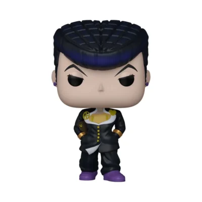 Funko Pop Josuke Higashikata Jojo's Bizarre Adv. N° 2487 Dettaglio del Funko Pop Josuke Higashikata di Jojo's Bizarre Adv. numero 2487