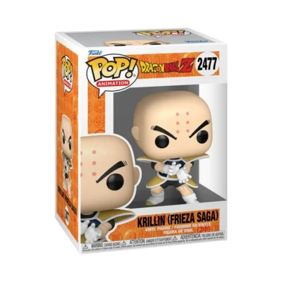 Confezione window box del Funko Pop Krillin di Dragon Ball numero 2477
