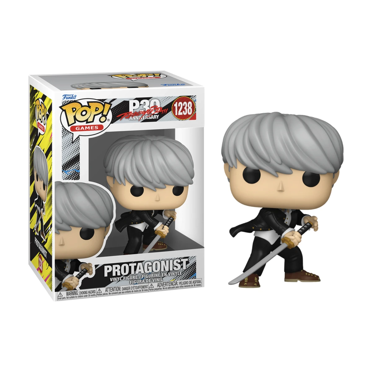 Funko Pop Protagonist Persona 4 Golden Persona N° 1238 Funko Pop Protagonist Persona 4 Golden Persona N° 1238