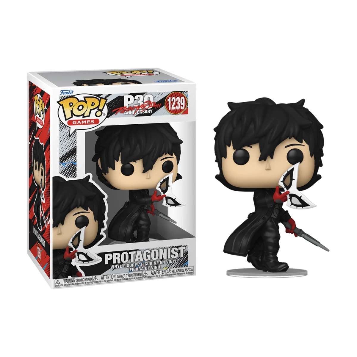 Funko Pop Protagonist Persona 5 Royal Persona N° 1239 Funko Pop Protagonist Persona 5 Royal Persona N° 1239