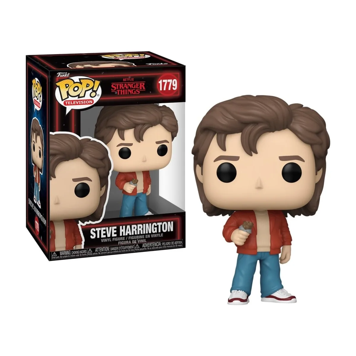 Funko Pop Steve Harrington S5 Stranger Things N° 1779 Funko Pop Steve Harrington S5 Stranger Things N° 1779