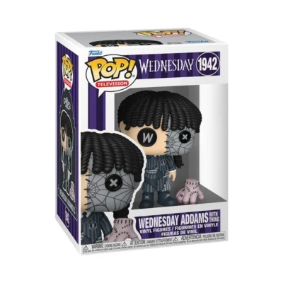 Funko Pop Wednesday with the Thing Patchwork Wednesday N° 1942