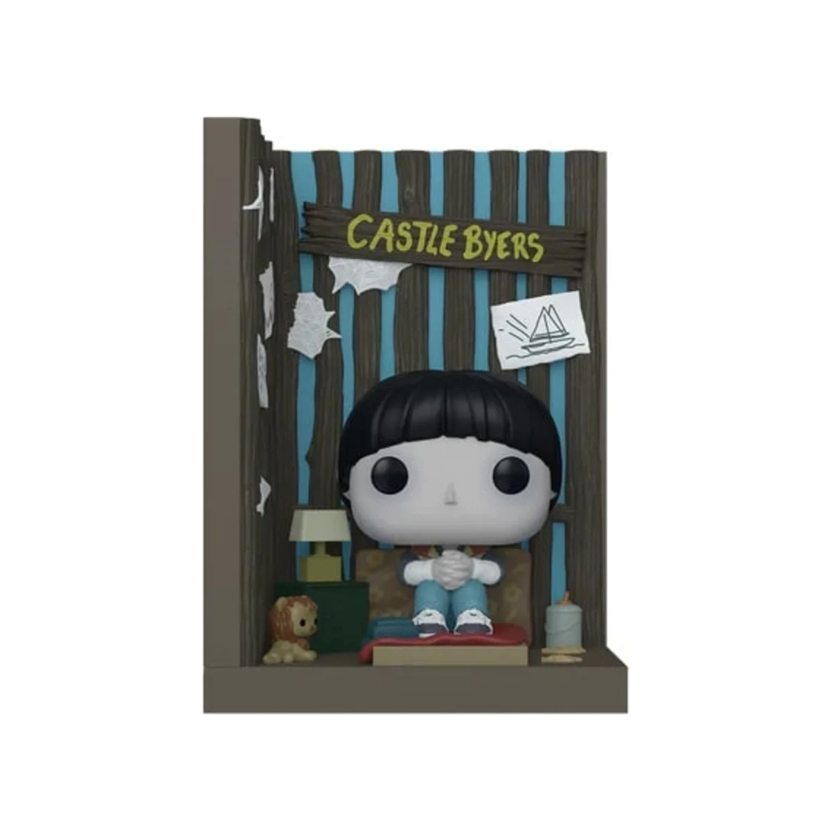 Funko Pop Will in the Upside Down Stranger Things Dettaglio del Funko Pop Will in the Upside Down di Stranger Things