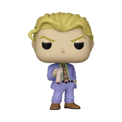 Dettaglio del Funko Pop Yoshikage Kira di Jojo's Bizarre Adv. numero 2488