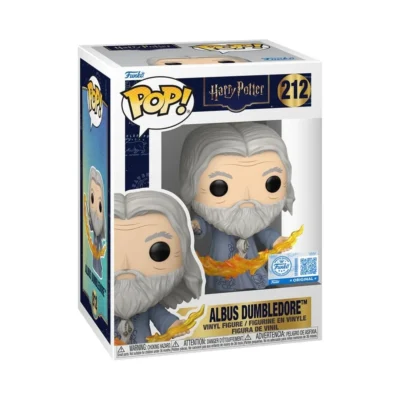 Confezione window box del Funko Pop Dumbledore di Harry Potter numero 212