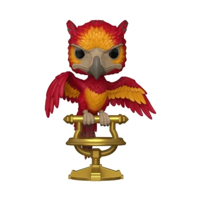 Dettaglio del Funko Pop Fawkes on Perch di Harry Potter numero 211