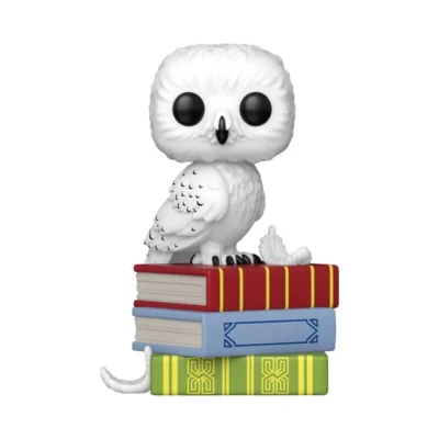 Funko Pop Hedwig on Books Harry Potter N° 213 Dettaglio del Funko Pop Hedwig on Books di Harry Potter numero 213