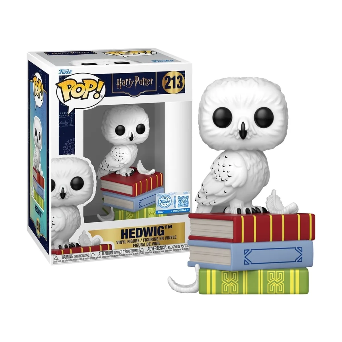 Funko Pop Hedwig on Books Harry Potter N° 213 Funko Pop Hedwig on Books di Harry Potter numero 213