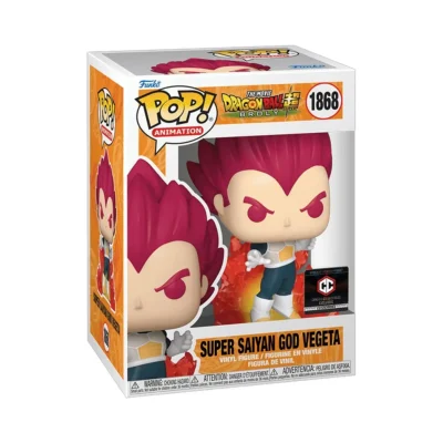 Funko Pop Super Saiyan God Vegeta di Dragon Ball numero 1868