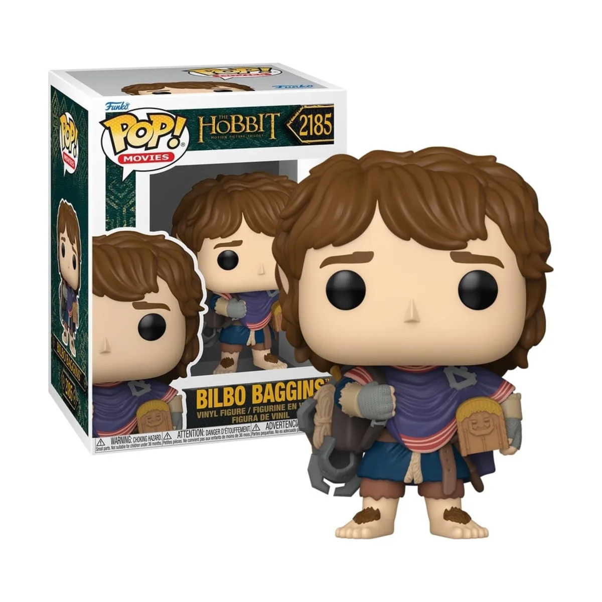 Funko Pop Bilbo Baggins The Hobbit N° 2185 Funko Pop Bilbo Baggins di The Hobbit numero 2185