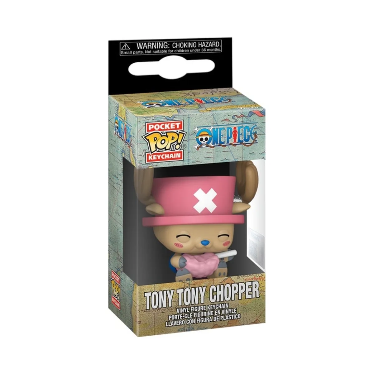 Funko Pocket Pop Chopper with Cotton Candy One Piece Confezione window box del Funko Pop Chopper with Cotton Candy di One Piece