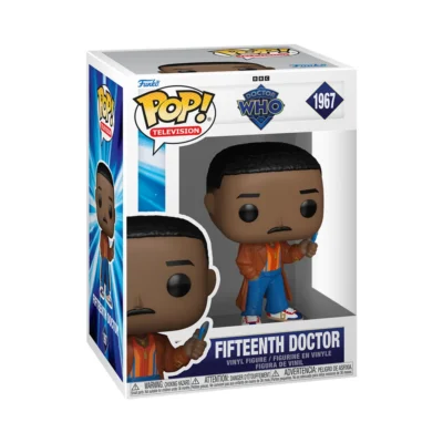 Confezione window box del Funko Pop Fifteenth Doctor di Doctor Who numero 1967