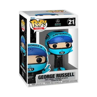 Confezione window box del Funko Pop George Russell di GEEK Collection numero 21
