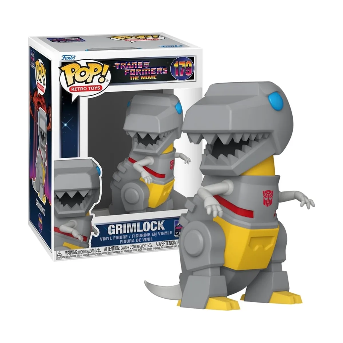 Funko Pop Grimlock Retro Toys Transformers N° 179 Funko Pop Grimlock di Transformers numero 179