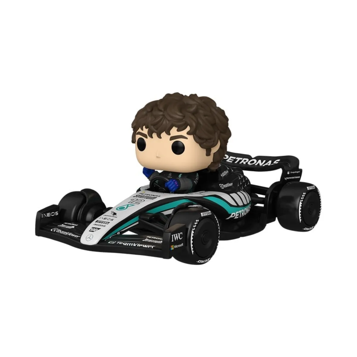 Funko Pop Kimi Antonelli F1 Deluxe N° 160 Dettaglio del Funko Pop Kimi Antonelli di GEEK Collection numero 160