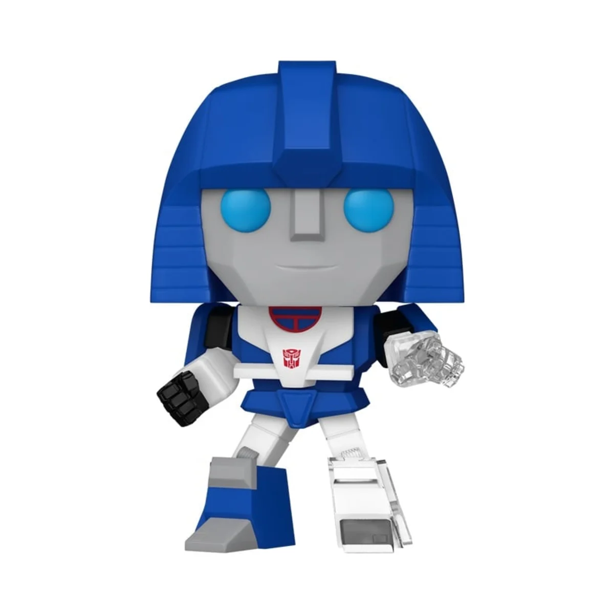Funko Pop Mirage Transformers N° 182 Dettaglio del Funko Pop Mirage di Transformers numero 182