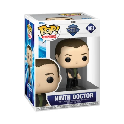 Confezione window box del Funko Pop Ninth Doctor di Doctor Who numero 1963