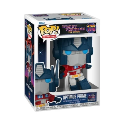 Confezione window box del Funko Pop Optimus Prime di Transformers numero 178