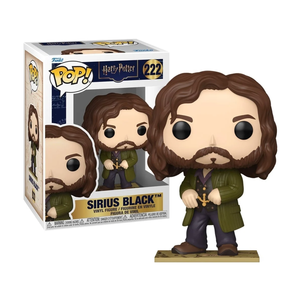 Funko Pop Sirius Black Harry Potter N° 222 Funko Pop Sirius Black di Harry Potter numero 222