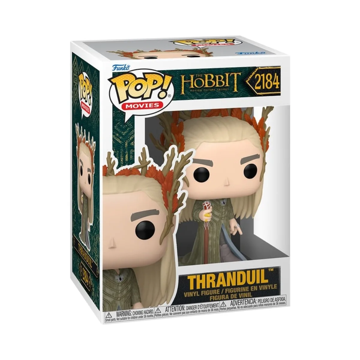 Funko Pop Thranduil The Hobbit N° 2184 Confezione window box del Funko Pop Thranduil di The Hobbit numero 2184