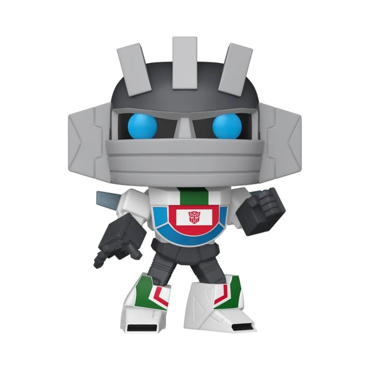 Funko Pop Wheeljack Transformers N° 181 Dettaglio del Funko Pop Wheeljack di Transformers numero 181