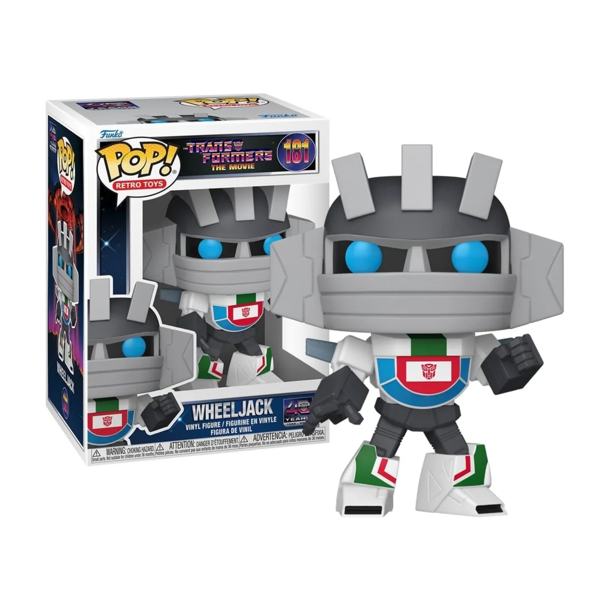 Funko Pop Wheeljack Transformers N° 181 Funko Pop Wheeljack di Transformers numero 181