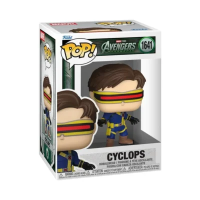 Confezione window box del Funko Pop Cyclops di Marvel numero 1641
