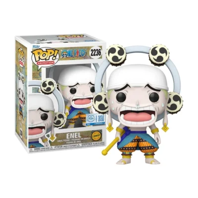 Confezione window box del Funko Pop Enel di One Piece numero 2236