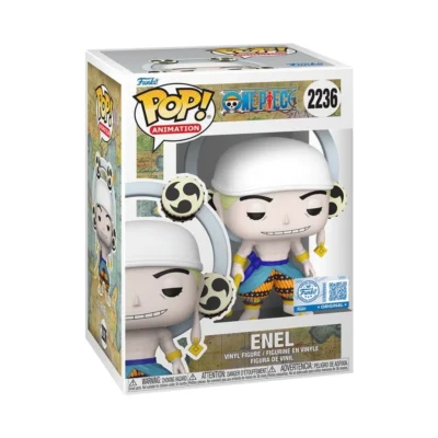 Funko Pop Enel One Piece N° 2236 Dettaglio del Funko Pop Enel di One Piece numero 2236
