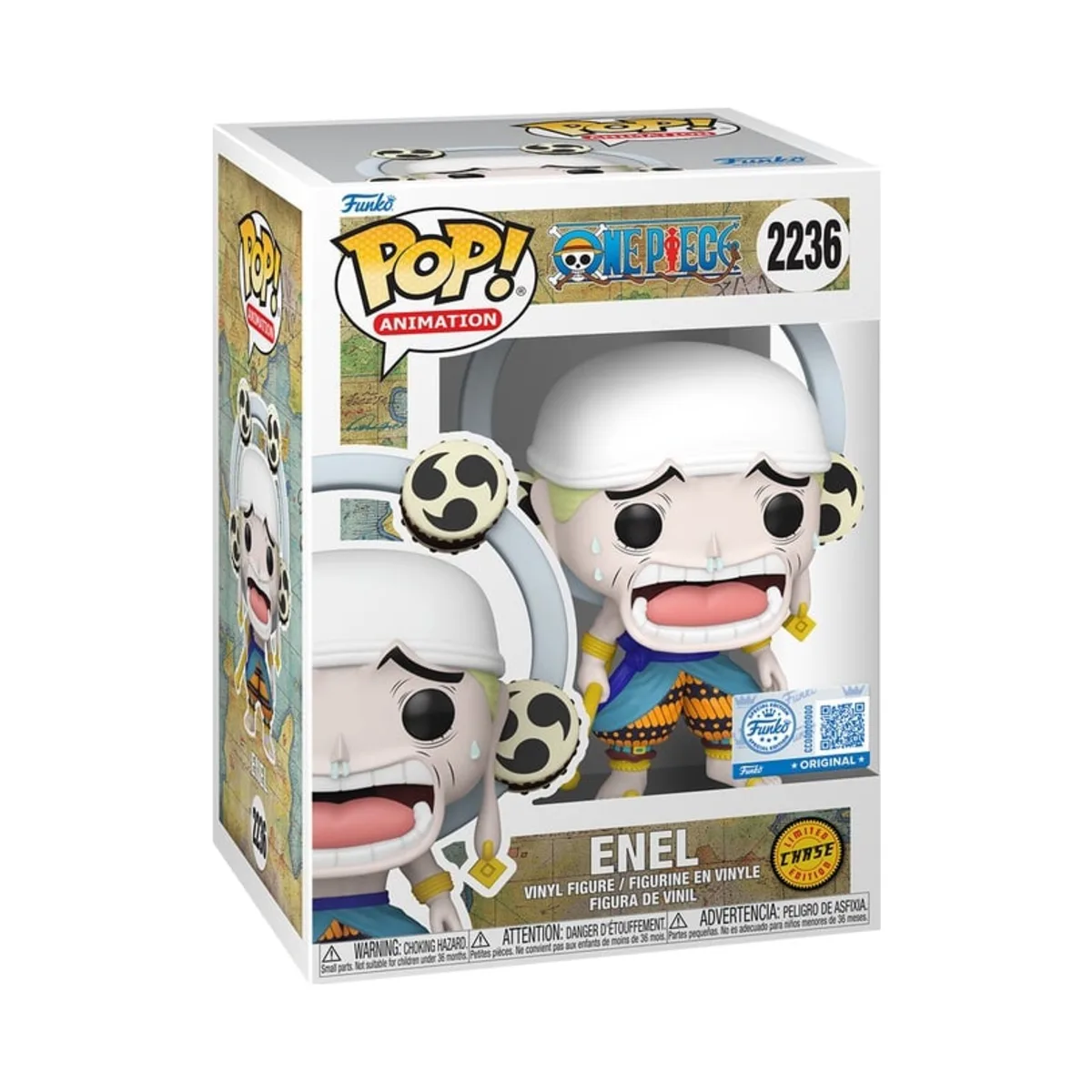 Funko Pop Enel One Piece N° 2236 Funko Pop Enel di One Piece numero 2236, vista 5