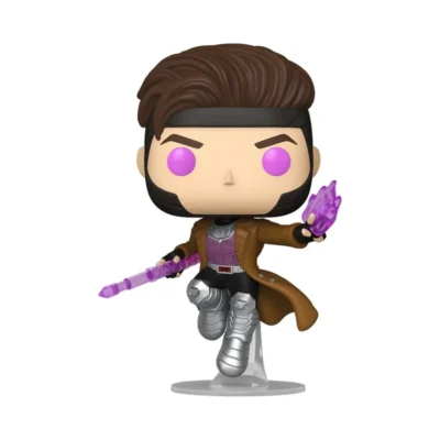 Funko Pop Gambit Marvel N° 1676 Dettaglio del Funko Pop Gambit di Marvel numero 1676