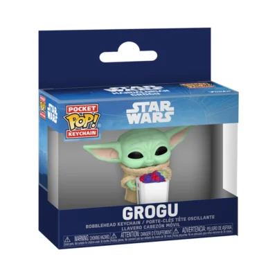 Confezione window box del Funko Pop Grogu With Snack di Star Wars