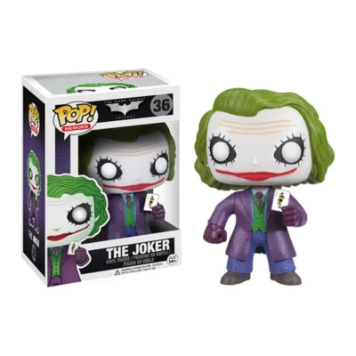 Dettaglio del Funko Pop Joker di DC Comics numero 36