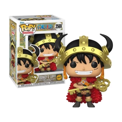 Confezione window box del Funko Pop Luffy di One Piece numero 2569
