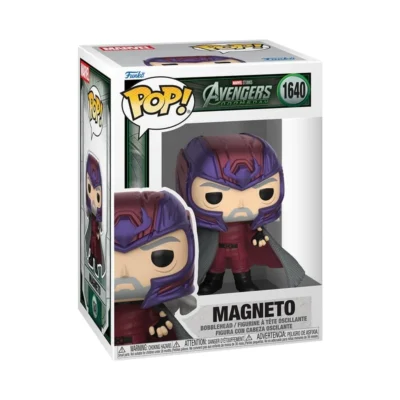 Confezione window box del Funko Pop Magneto di Marvel numero 1640