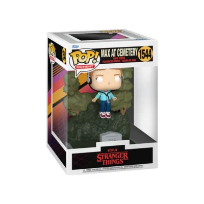 Confezione window box del Funko Pop Max at Cemetery di Stranger Things numero 1544