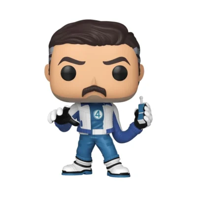 Funko Pop Mr. Fantastic Fantastic Four Marvel N° 1639 Dettaglio del Funko Pop Mr. Fantastic di Marvel numero 1639