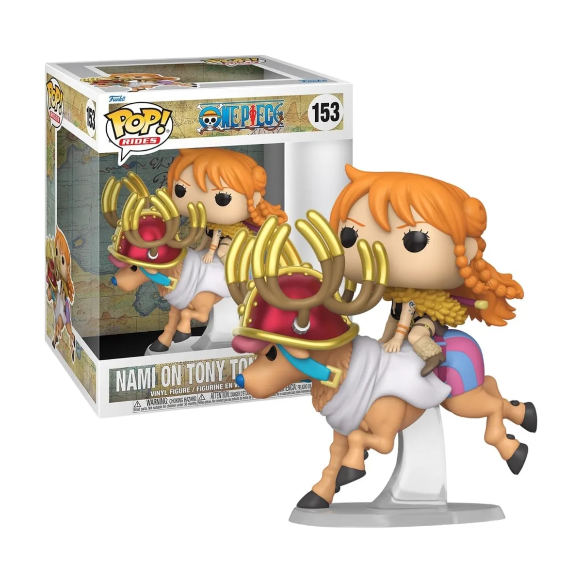 Funko Pop Nami & Chopper One Piece Deluxe N° 153 Funko Pop Nami & Chopper di One Piece numero 153