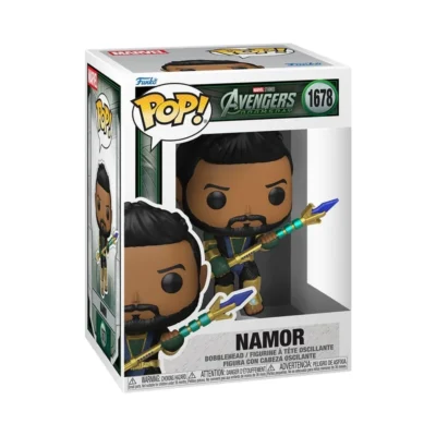Confezione window box del Funko Pop Namor di Marvel numero 1678