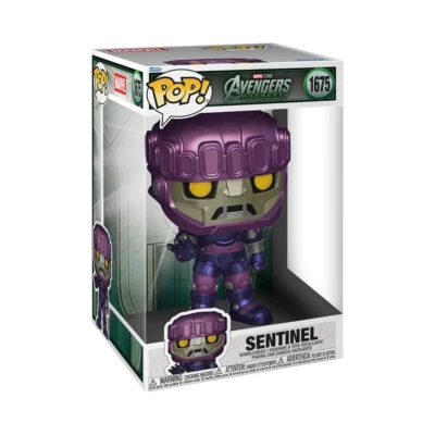Confezione window box del Funko Pop Sentinel di Marvel numero 1675