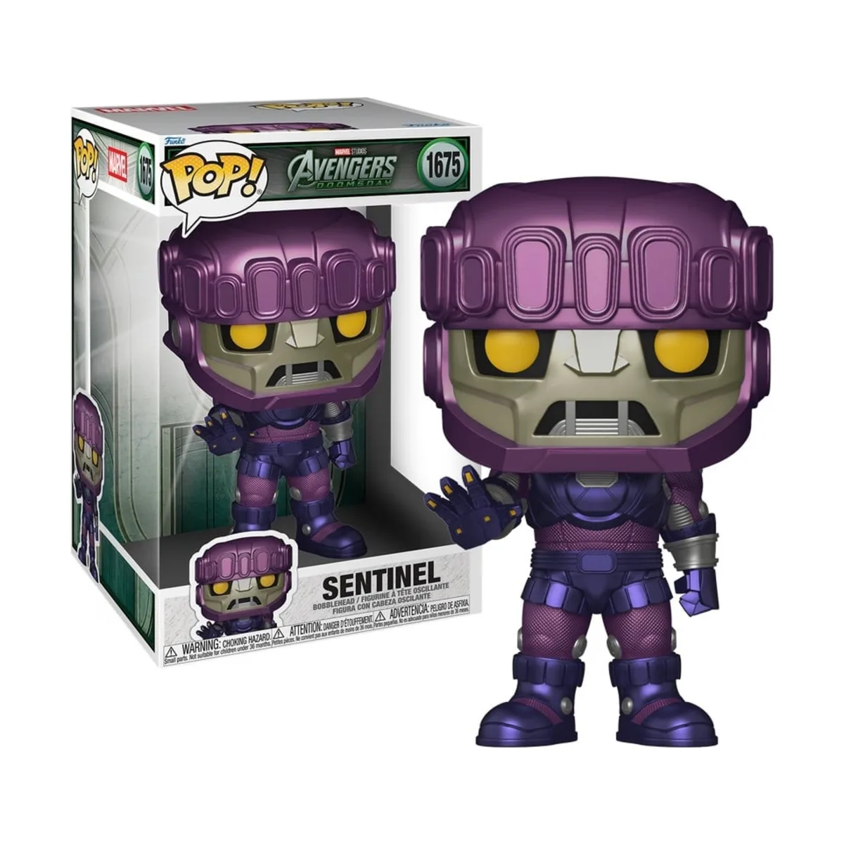 Funko Pop Sentinel The Avengers Marvel Super N° 1675 Funko Pop Sentinel di Marvel numero 1675