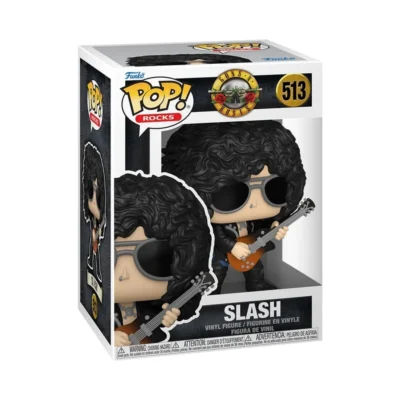 Confezione window box del Funko Pop Slash di Guns N Roses numero 513