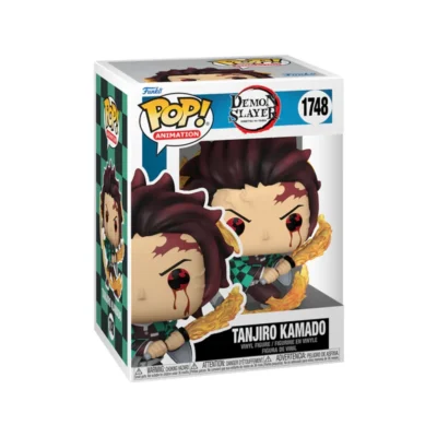 Confezione window box del Funko Pop Tanjiro di Demon Slayer numero 1748